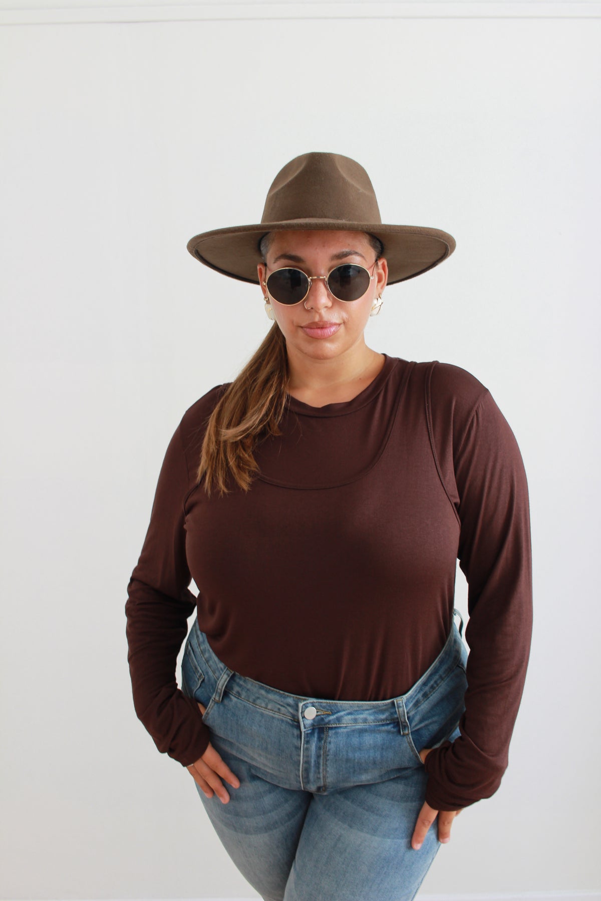 Maglia Louise marrone