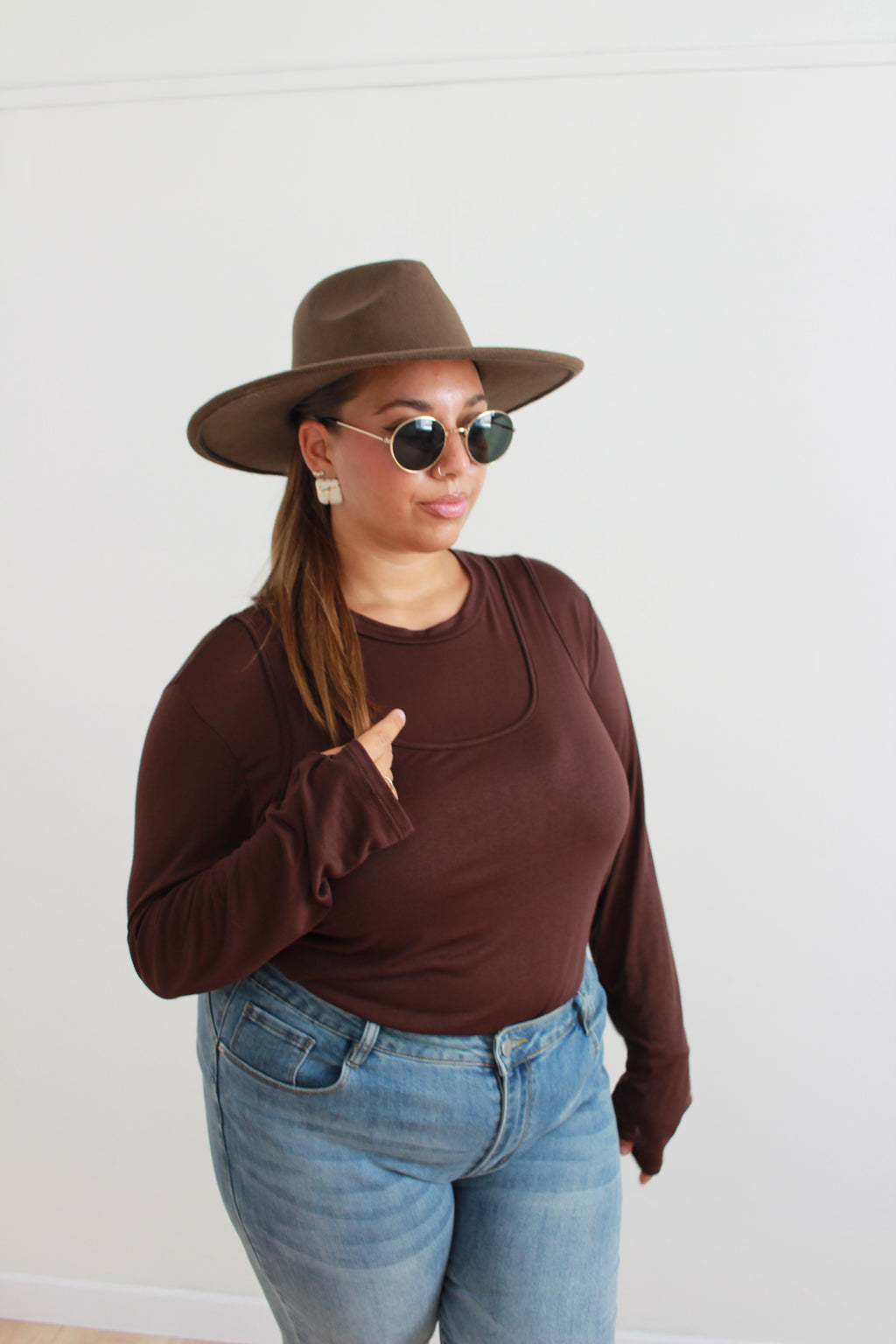 Maglia Louise marrone
