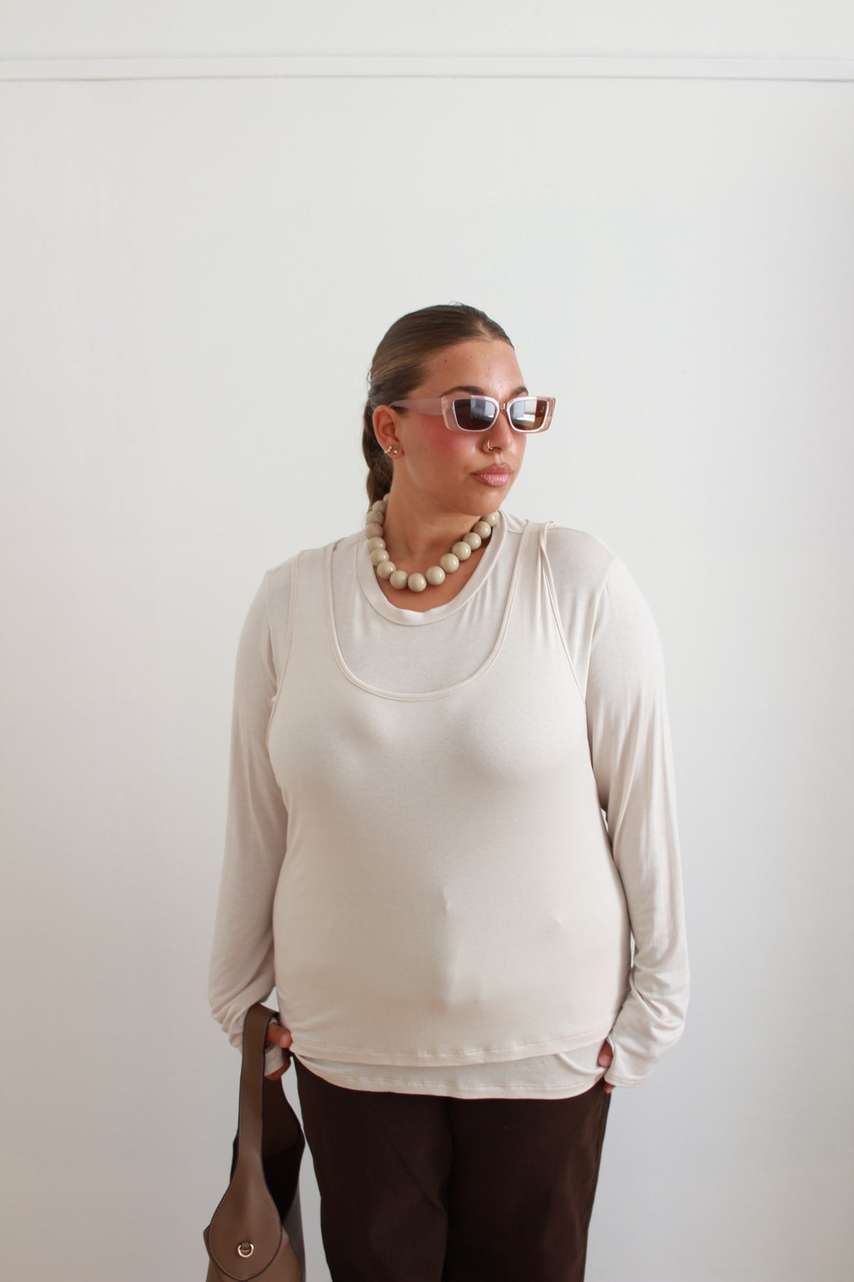 Maglia Louise beige