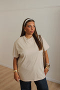 Shirt basic sabbia