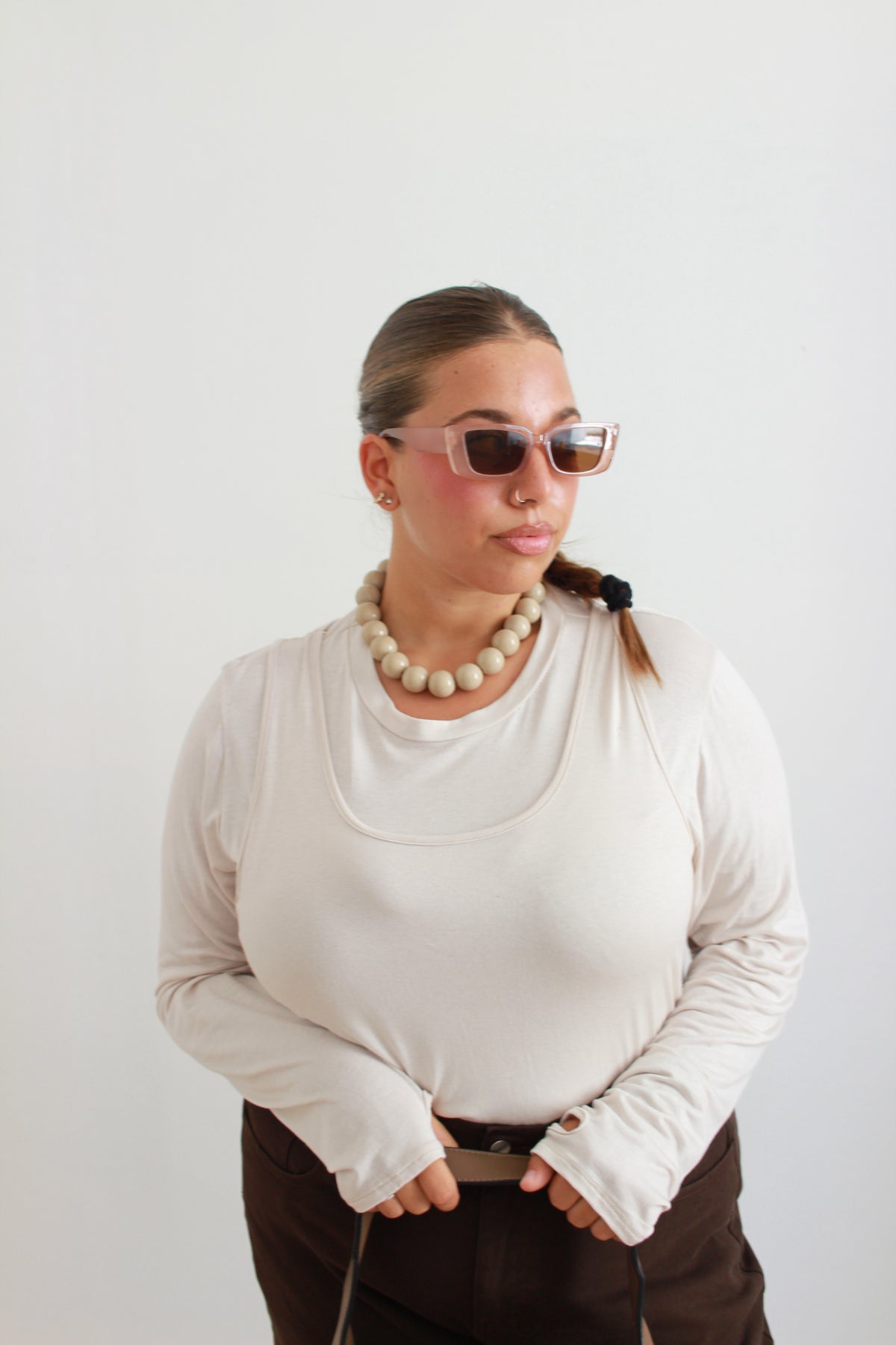Maglia Louise beige