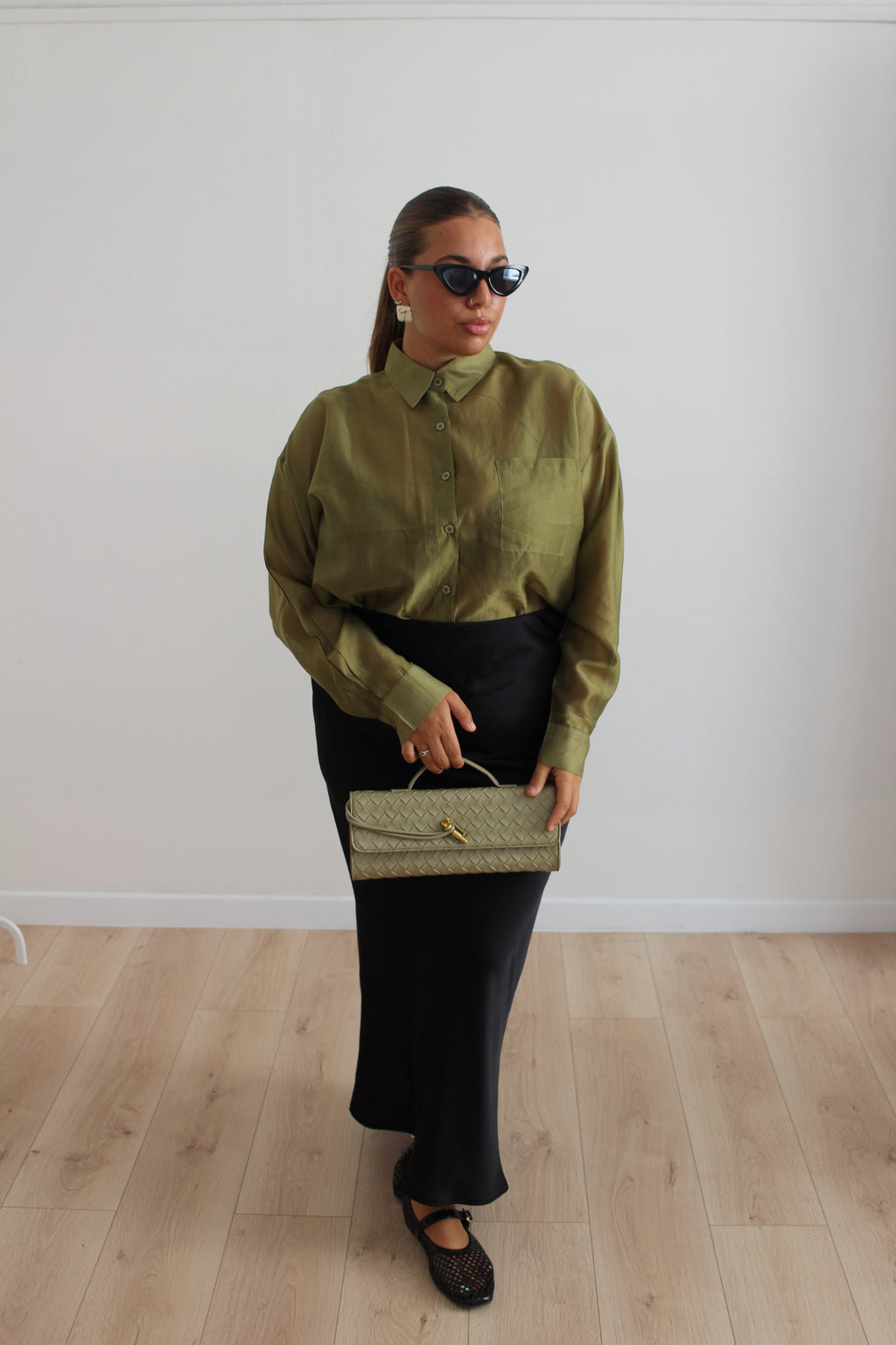 Camicia Margot verde