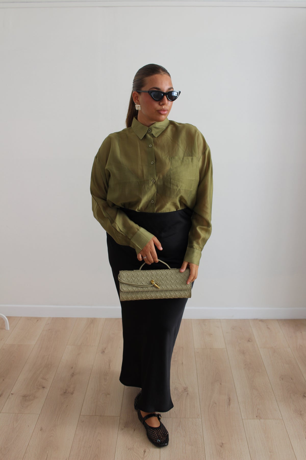 Camicia Margot verde