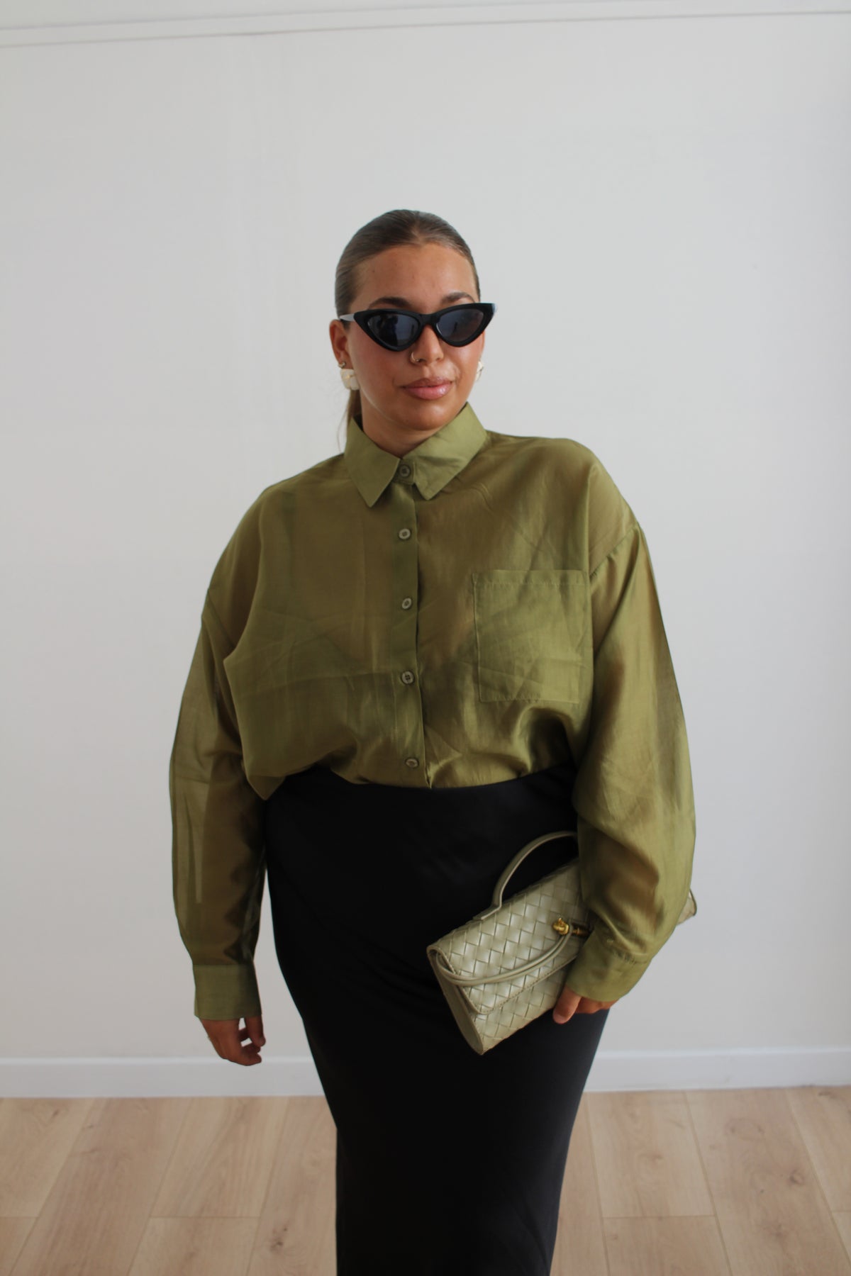 Camicia Margot verde