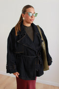 Giacca in denim New Jersey