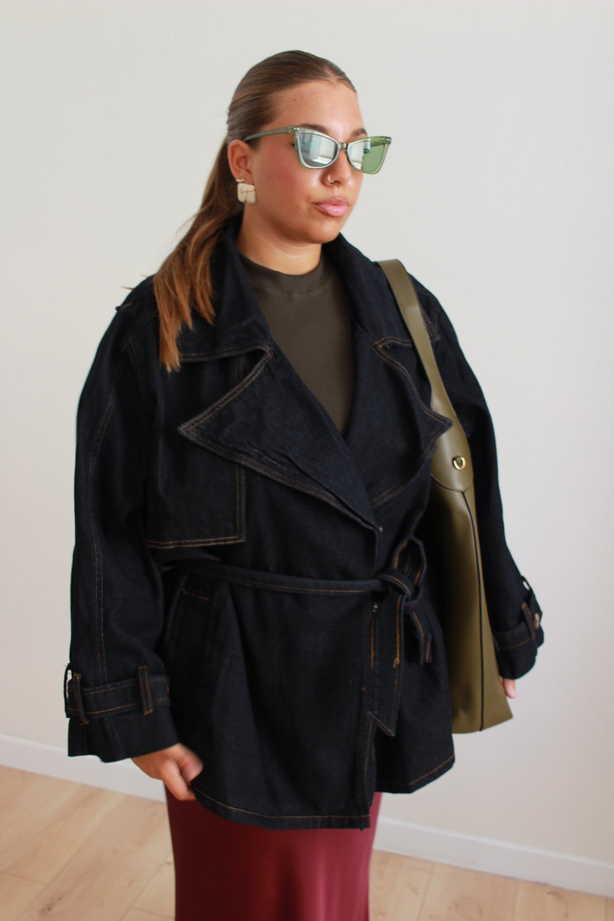 Giacca in denim New Jersey