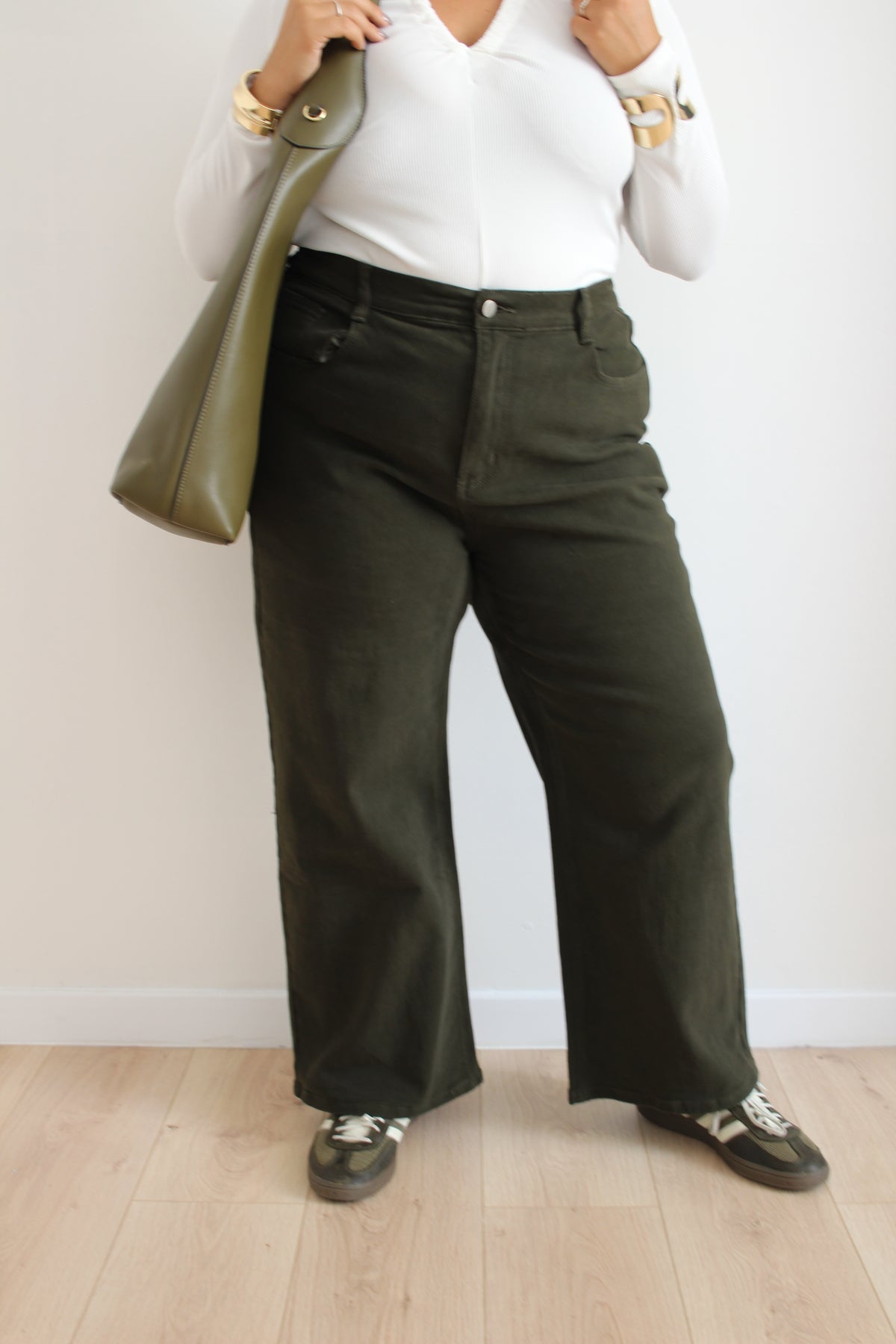 Jeans Flare verdi