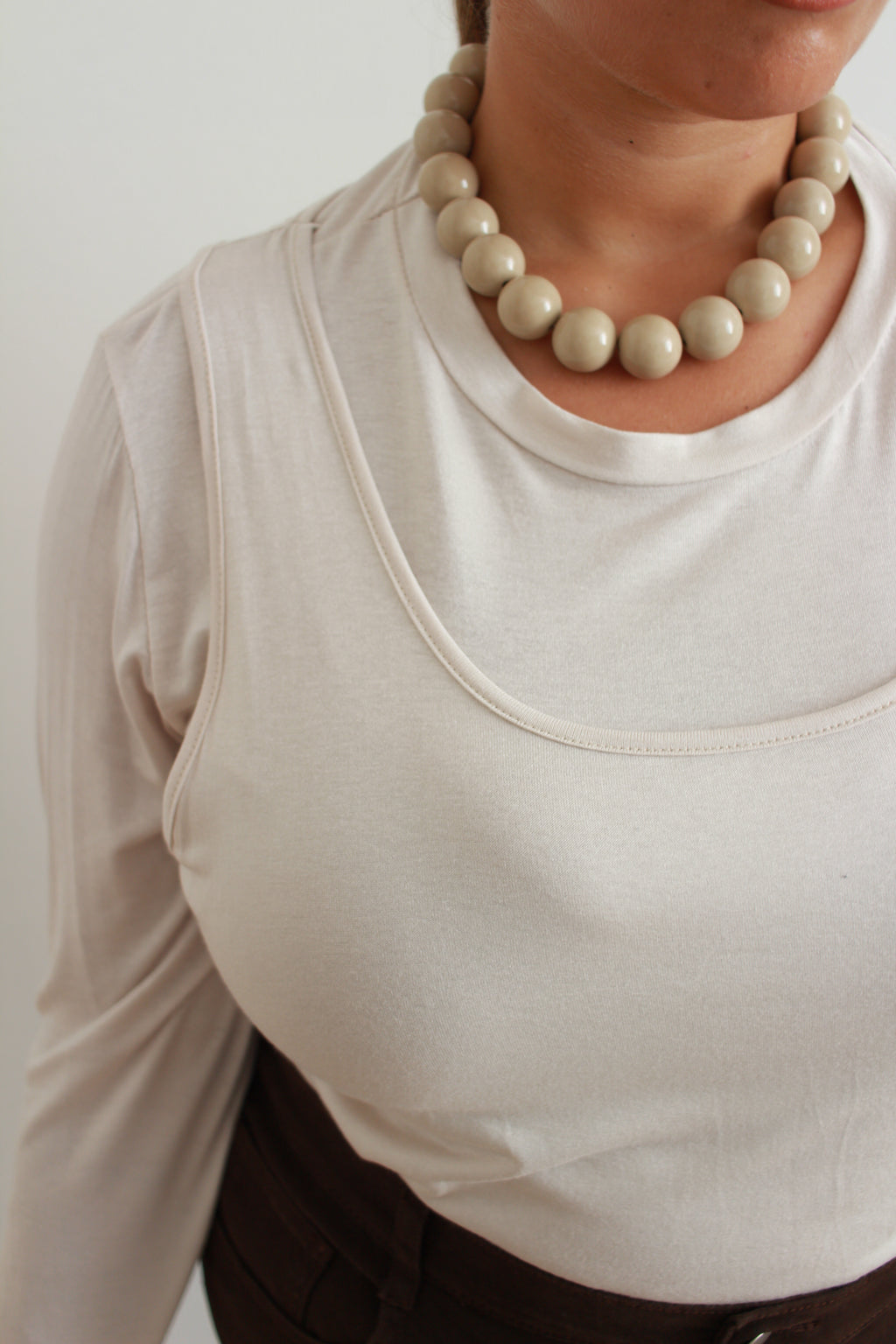 Maglia Louise beige