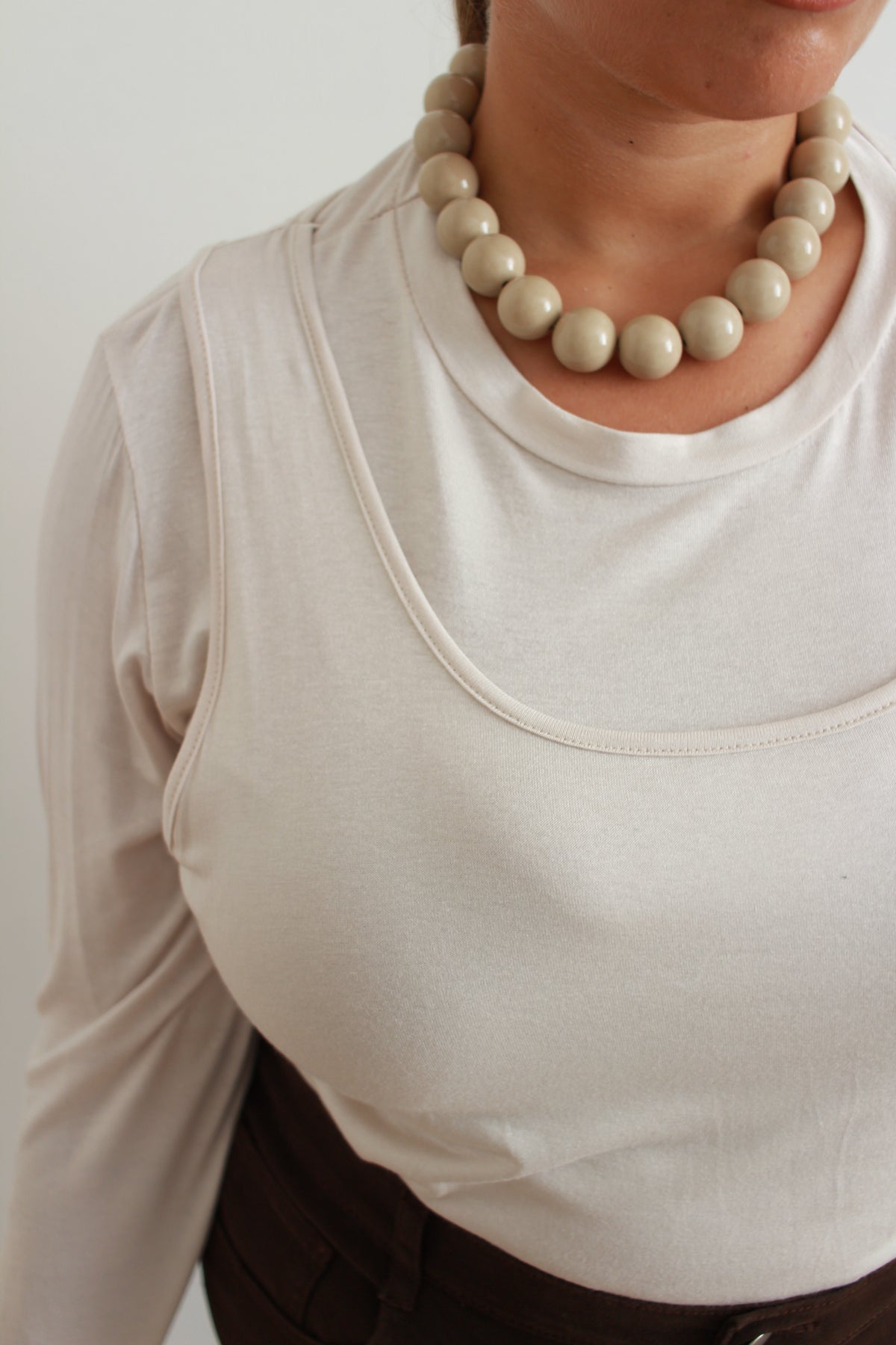 Maglia Louise beige