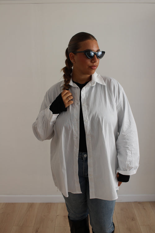 Camicia in cotone bianca